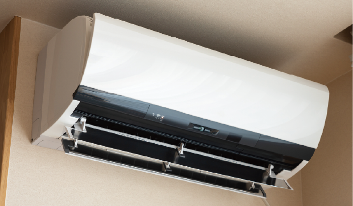 児童館エアコンお掃除機能付きタイプ