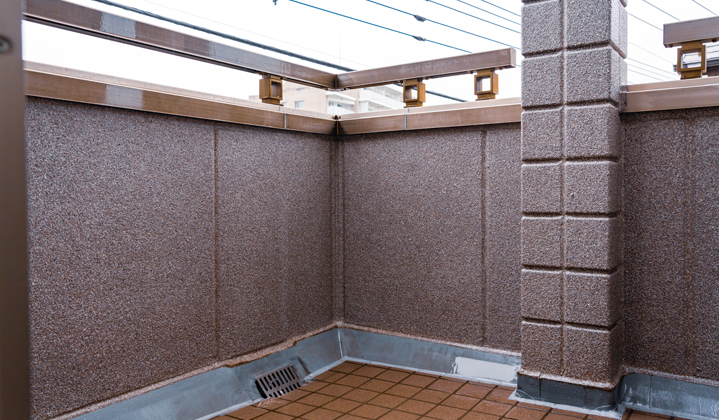 ベランダ　10㎡未満