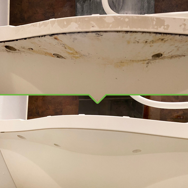 新発想　専用ハケで簡単油とり