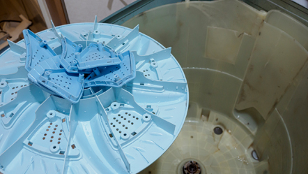 プロだからできる洗濯槽まで徹底分解