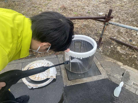 4.洗濯槽と各部品の洗浄