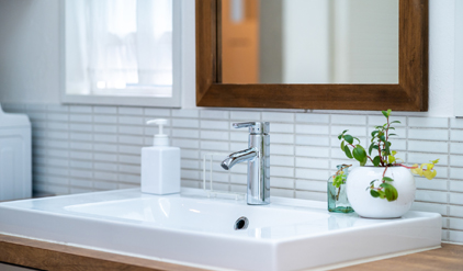 洗面所クリーニング